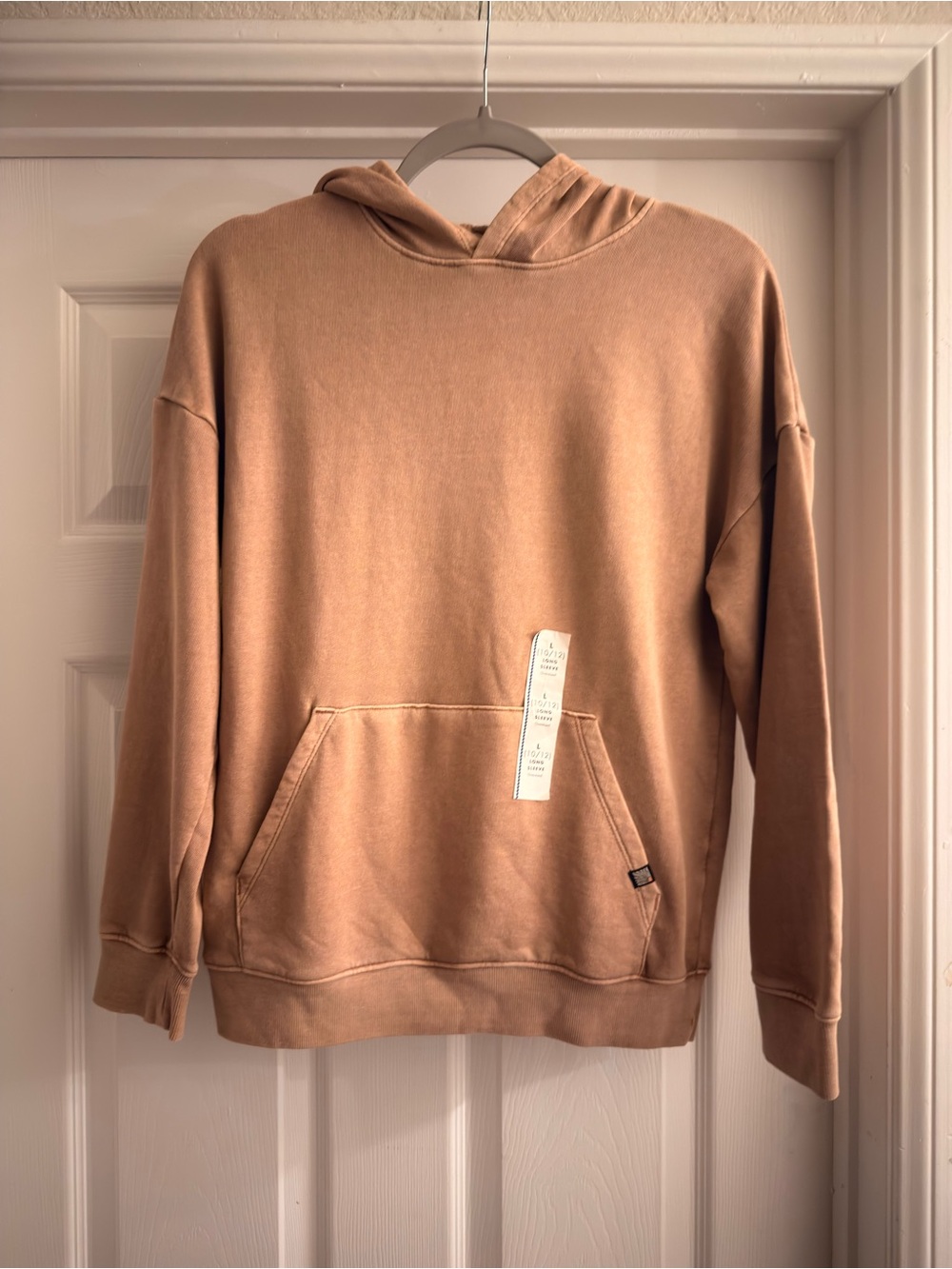 Cat & Jack Men's Pullover Hoodie in Camel